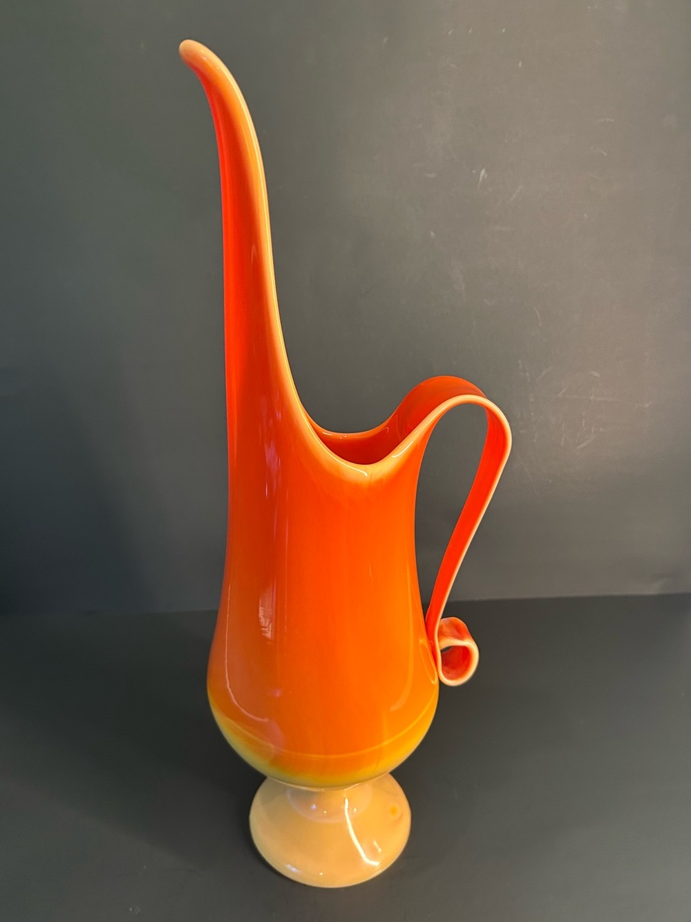 LE Smith Bittersweet Ewer Pitcher Vase 17.5” MCM - Picture 4 of 8